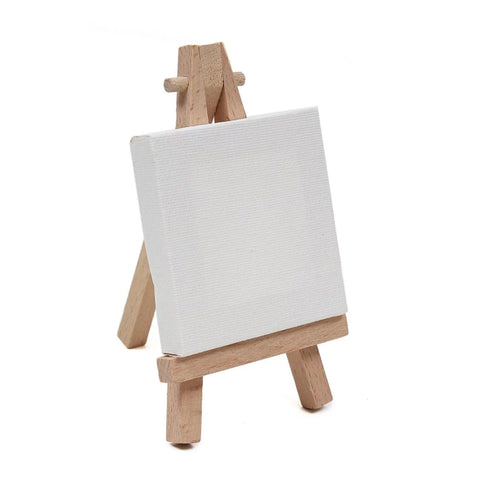 Wooden Art Easel Stand Lion Pattern Drawing Board Children Painting Shelf